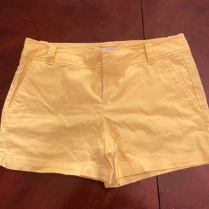 Yellow new York and company shorts